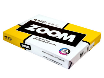 Бумага офисная Zoom А3, 500 листов, плотность 80 грамм