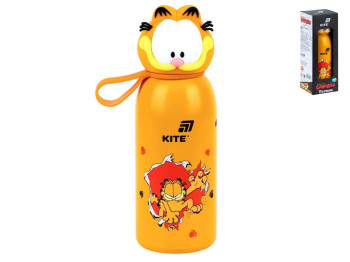 Термос з фігурною кришкою Kite Garfield GF26-1267, 350 мл