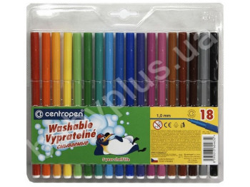 Набір фломастерів 18 кольорів. CENTROPEN