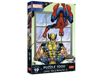 Пазли Trefl Marvel Heroes «Людина-павук і Росомаха», 1000 елементів