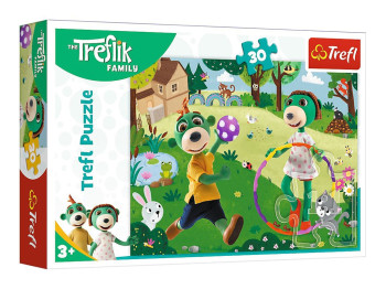 Пазл Trefl The Treflik Family Активний день, 30 деталей