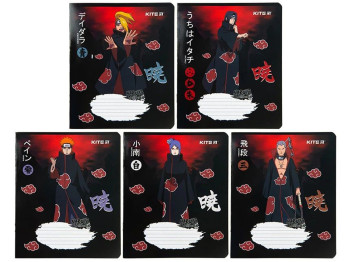 Тетрадь в клетку Naruto Shippuden, 18 листов (цена за 1шт)