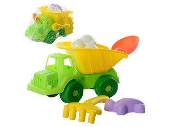 Набор для песочницы с машинкой HG-861, 25 см, мягкий, BabyToys