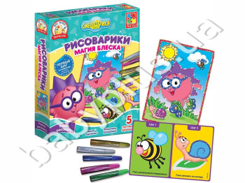 Набор для творчества, Рисоварики Ежик, Vladi Toys