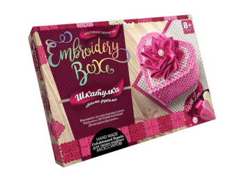 Набор для творчества Шкатулка Embroidery Box, Danko Toys