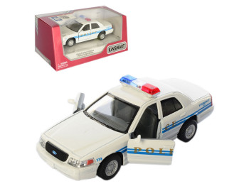 Машинка металева інерційна Ford Crown Victoria Police Kinsmart KT5342W, відкриваються двері