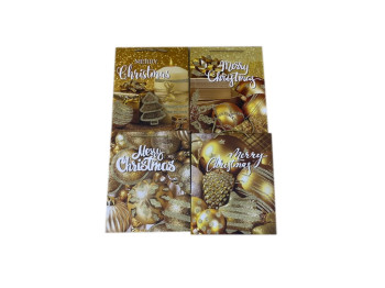 Пакет новогодний бумажный M Christmas toys 32х26х12 см, R91302-M