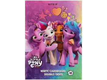 Картон білий My Little Pony A4, 10 аркушів, Kite