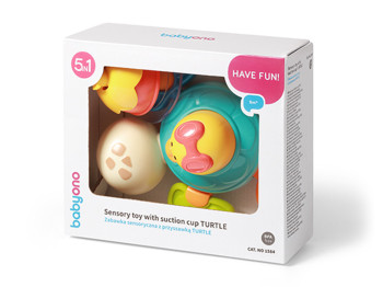 Игрушка сенсорная с присоской Черепашка, BabyOno