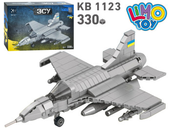 Конструктор військовий літак. Limo Toy KB 1123. 330 деталей