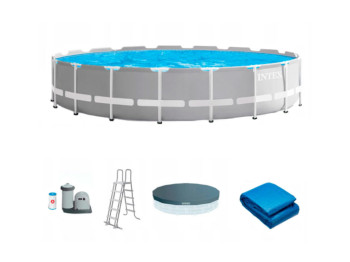 Бассейн каркасный круглый Prism Frame. Intex 26756