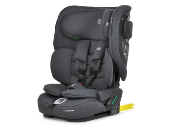 Автокрісло дитяче El Camino i-PRO ME 1234 Gray, 76-150 см,  ISOFIX, Top Tether, сірий