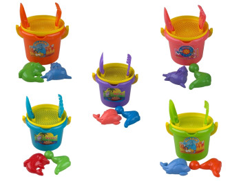 Набор для песочницы №1 с картинками 23245, с ведерком и формочками, M Toys