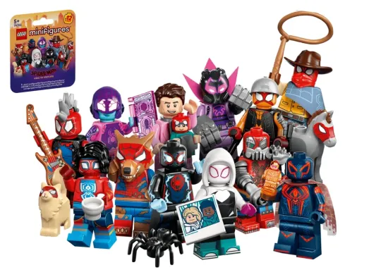 Конструктор Мініфігурки LEGO Людина-павук: Крізь Всесвіт, 8 деталей, мікс видів