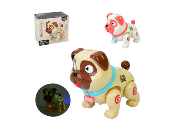Игрушка интерактивная собака Puppy 158-18C, 17 см, ходит и танцует, свет и звук