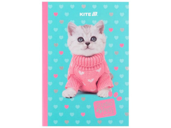 Блокнот в мягкой обложке в клетку, 40 листов, А5 Studio Pets, Kite
