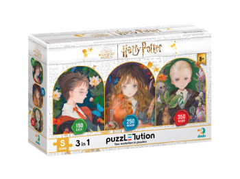 Пазл Harry Potter 3в1, Мечта и фантазия, 150, 250, 350 элементов, DoDo 200574