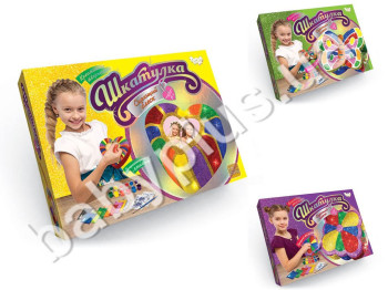 Набор для творчества Сияющий блеск, Шкатулка, Danko Toys