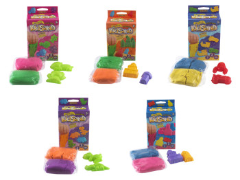 Кинетический песок KidSand Mini 200 грамм. Danko Toys ДТ-KП-03-25 Уценка