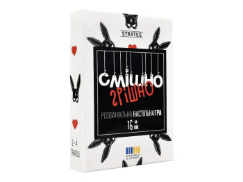 Настільна гра "Смішно-грішно", 16+, Strateg 30671