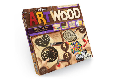 Набор для творчества Выпиливание подставки под чашку лобзиком ARTWOOD, Danko Toys
