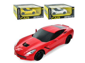 Машинка инерционная Corvette C7 AS-3010, 19 см, резиновые колеса, АвтоСвіт