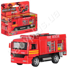 Машинка металева інерційна FIRE TRUCK. Kinsmart KS 5110 W