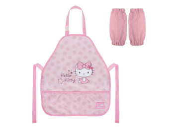 Фартук с нарукавниками Kite Education Hello Kitty, водоотталкивающий, 55×47 см