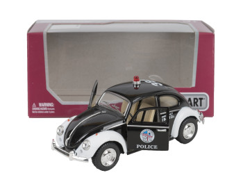 Машинка металева інерційна VOLKSWAGEN CLASSICAL BEETLE POLICE. Kinsmart KT 5057 WP