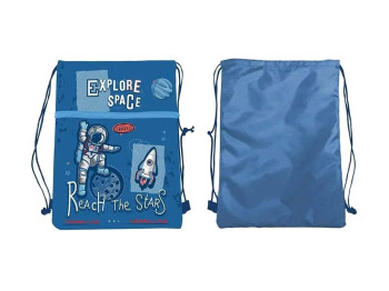 Сумка для взуття з блискавкою KIDIS Explore space 43х31,5 см, 14071
