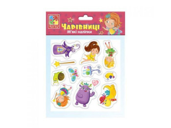 Игра с мягкими наклейками Феи, Vladi Toys