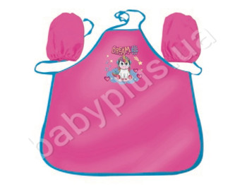 Фартух 34Х50см з нарукавниками 25см, Unicorn Dreams, KIDIS 8038
