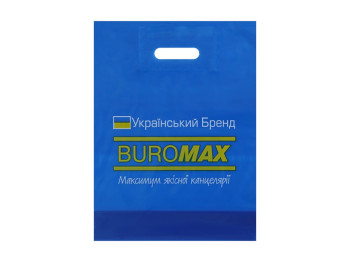 Пакет поліетиленовий синій 30×40 см