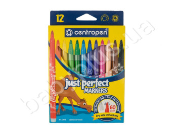 Набір фломастерів 12 кольорів. CENTROPEN