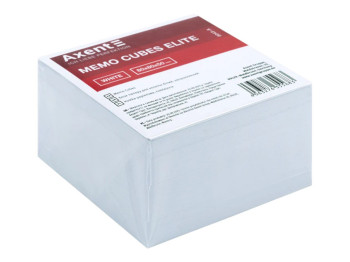 Бумага для заметок непроклеенная Axent Elite White 8043-A, 80×80×50 мм, белая