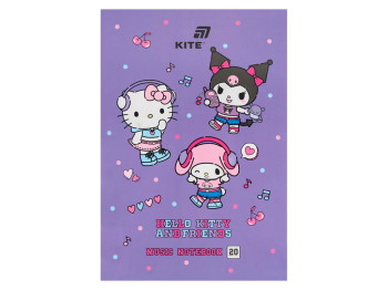 Зошит для нот А5 Hello Kitty Kite HK26-405, 20 аркушів