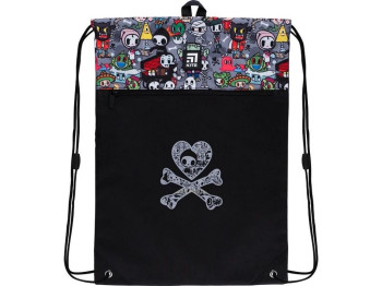 Сумка для взуття з кишенею Tokidoki TK22-601L, 49x36 см, на шнурках, Kite