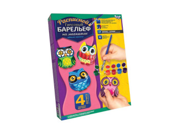 Набір для творчості Писаний гіпсовий барельєф малий, Danko Toys