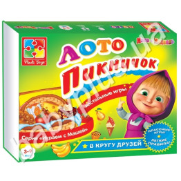 Лото Пикничек, Маша и Медведь (рус)