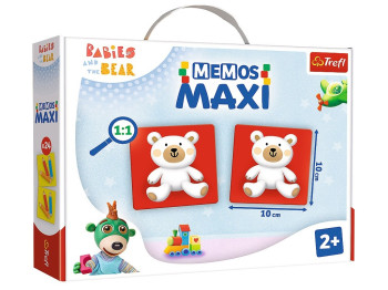Настільна гра Мемос MAXI Ведмедики, Trefl