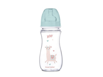 Бутылка с широким отверстием антиколиковая Easystart - Toys 300 мл зеленый конек. Canpol Babies 35/2