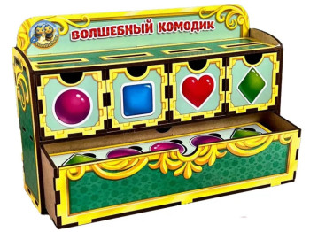 Чарівний комодик Фігури 14,5х6х24 см, Ubumblebees