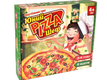 Настільна гра складання піци Юний Pizza шеф, з інгредієнтами та рецептами, Strateg