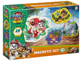 Магнітні пазли Paw Patrol Динозаври на острові, 20 елементів