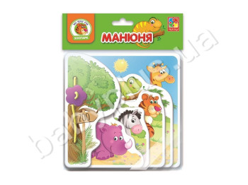 Игра - развивашка Манюня, Зоопарк, Vladi Toys