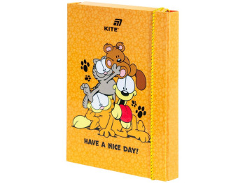 Папка В5 для тетрадей на резинке Kite Garfield GF26-210, картон