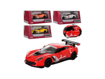 Машинка металлическая инерционная Chevrolet Corvette C7. Kinsmart KT 5397 W