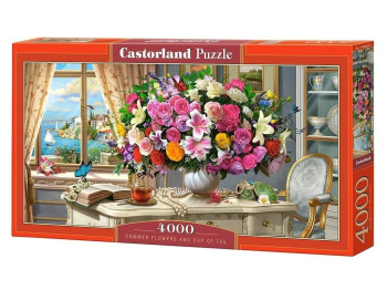 Пазлы Летние цветы, 4000 элементов, Castorland