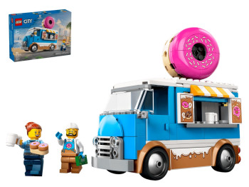 Конструктор LEGO City Грузовик с пончиками, 196 деталей