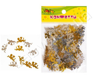 Декоративні Ангели, блищать, 10 грам, золото і серебро,Kidis 8870